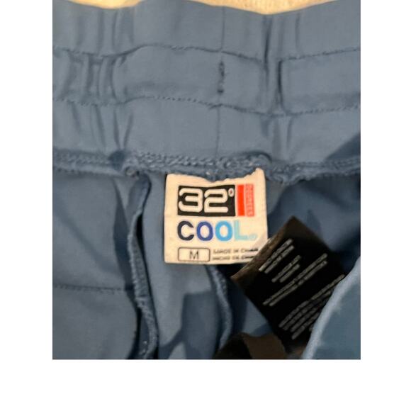 32 Degrees Cool Sea Green Running Shorts Mens M - Picture 3 of 3